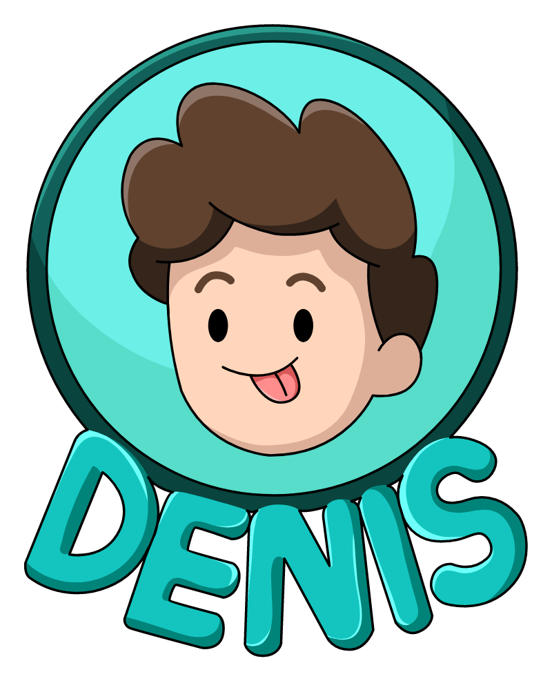Youtuber Denis Logo Sticker Sticker Mania - denis hello neighbor roblox